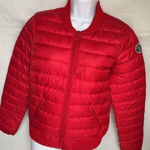 Abercrombie & Fitch ladies red down puffer coat size Medium